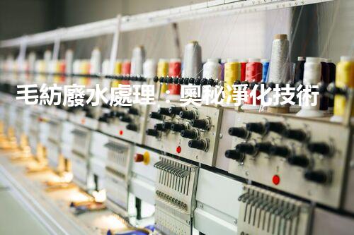 毛紡廢水處理：奧秘凈化技術(shù)的背后？